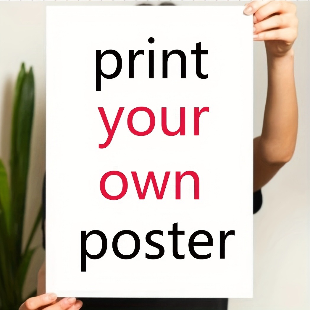 Home Office Logo - 1 poster mural en tissu personnalisé