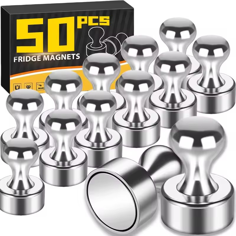 Whiteboard Magnetic - 1-50 pièces Épingles magnétiques en métal,