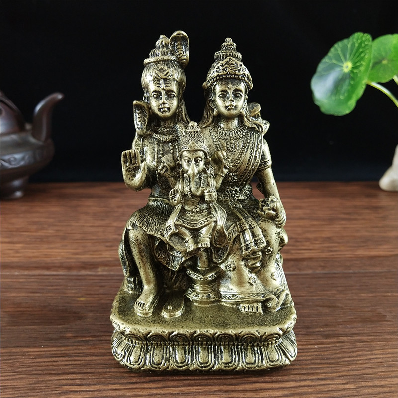 Home Office Feng Shui - Statue de Shiva en bronze, figurine