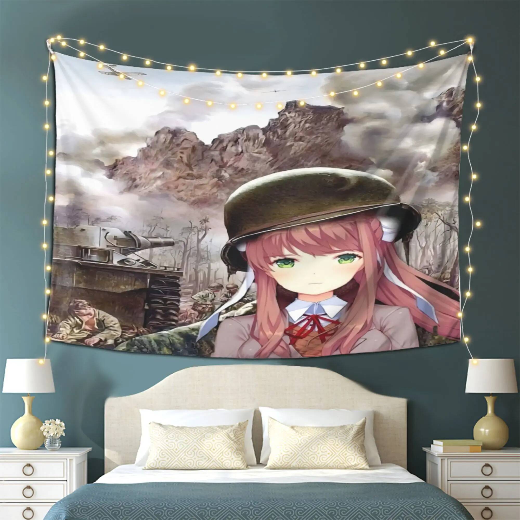 Home Office Room Inspiration - Tapisserie au design inspiré de Monika
