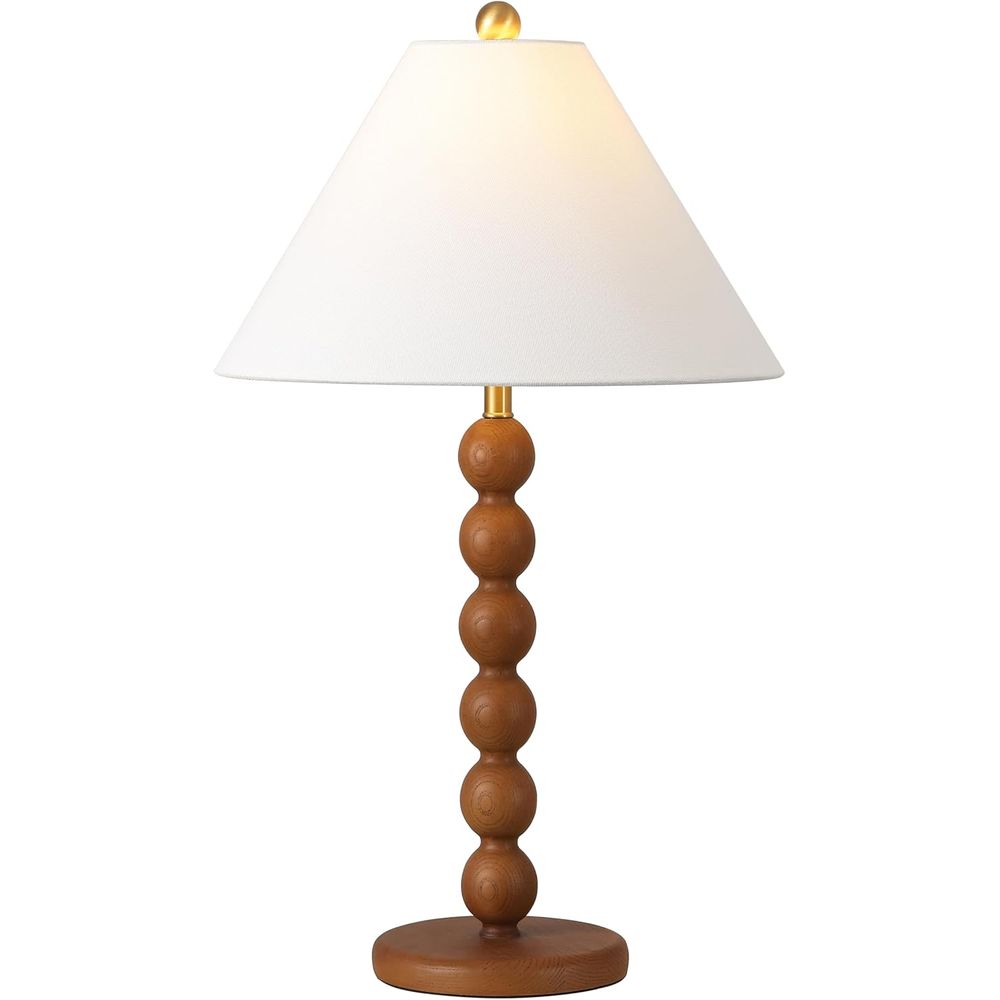 Home Office Desk - Lampe de table en résine marron