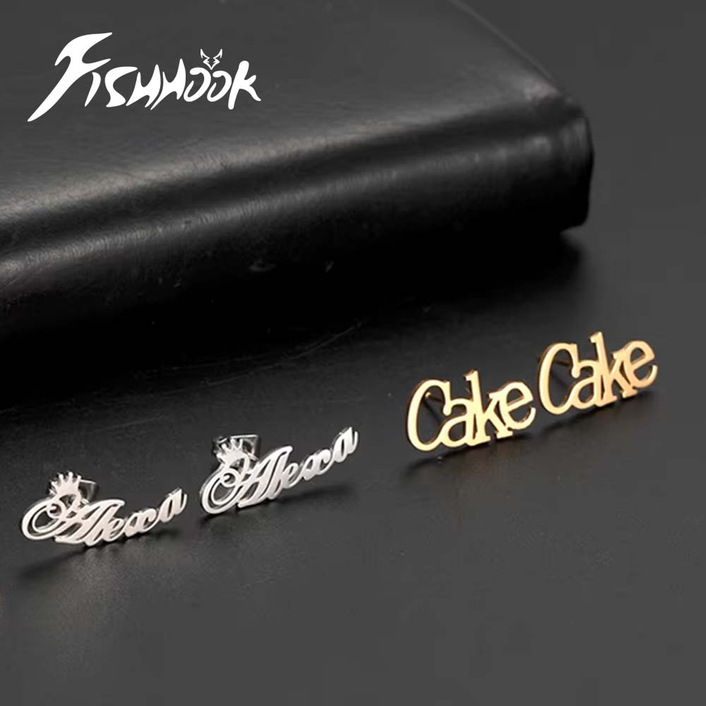 Home Office Logo - Petite boucle d'oreille personnalisée avec logo