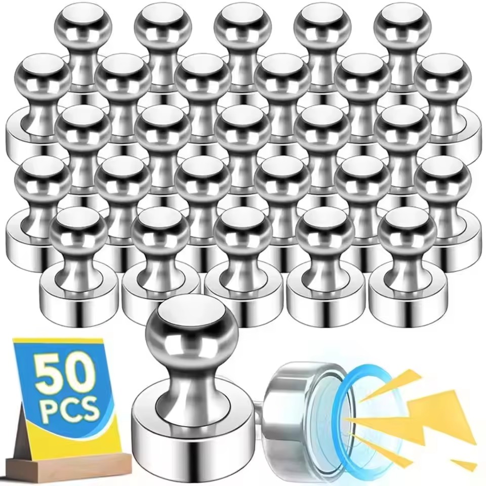 Whiteboard Magnetic - 50/1 pièces punaises magnétiques en néodyme