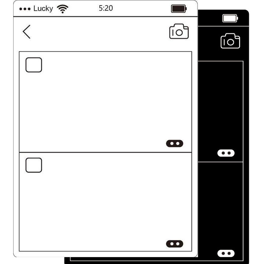 Whiteboard Magnetic - Bloc-notes magnétique INS Plan Notepad, autocollant