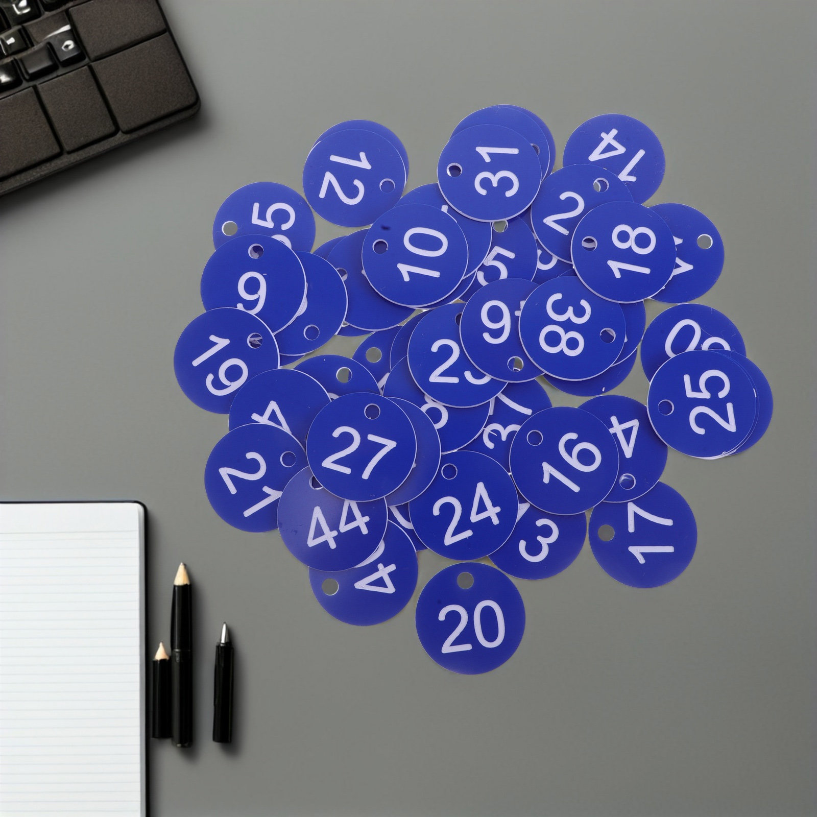 50 étiquettes de clés de stock - Home Office Number avis et prix