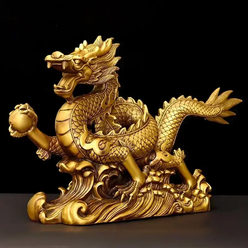 Ornements de dragon en cuivre  - Home Office Feng Shui avis et prix