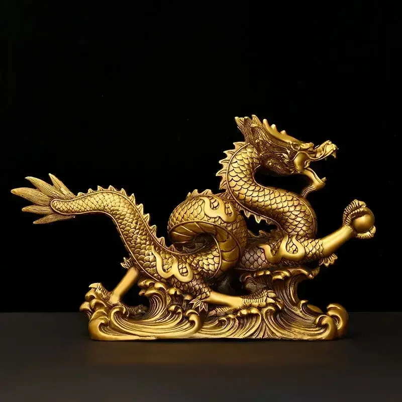 Ornements de dragon en cuivre  - Home Office Feng Shui avis et prix
