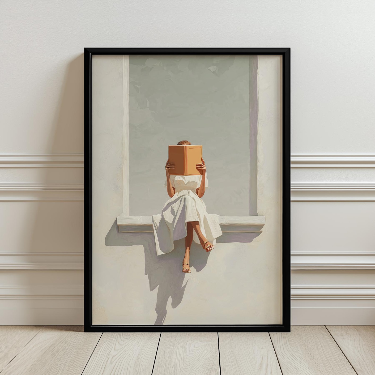 Impression sur toile d'une fem - Home Office Minimalist avis et prix