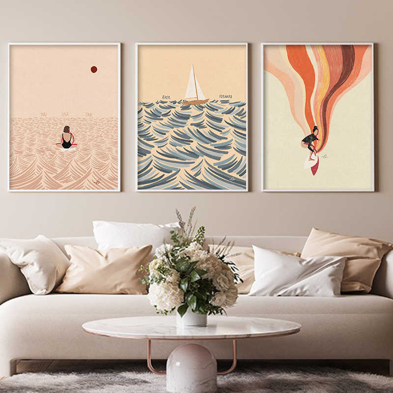 Affiche sur toile avec impress - Home Office Minimalist avis et prix