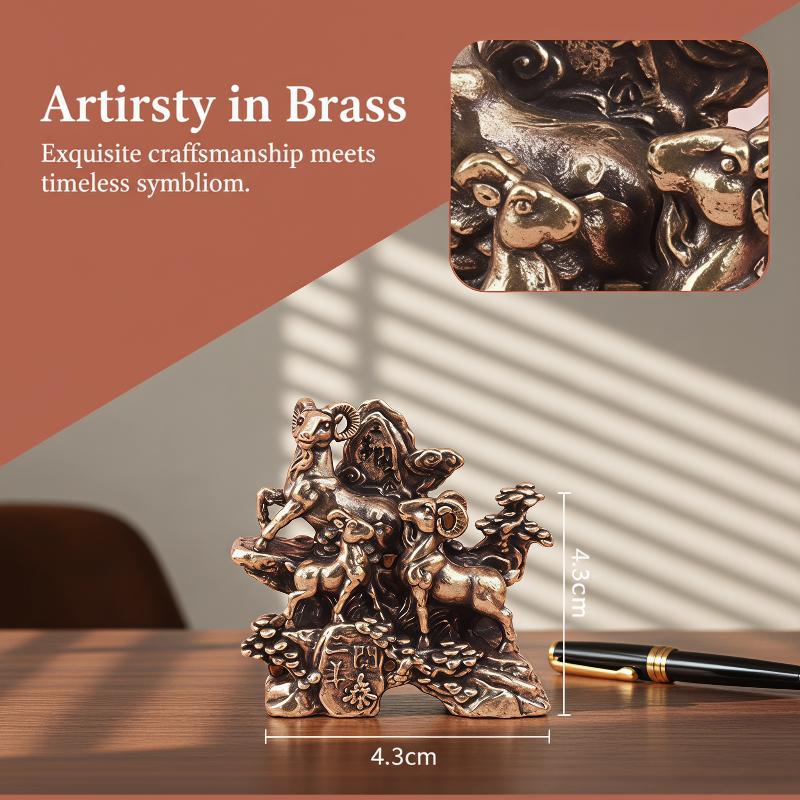 Figurine de trois chèvres en l - Home Office Feng Shui avis et prix