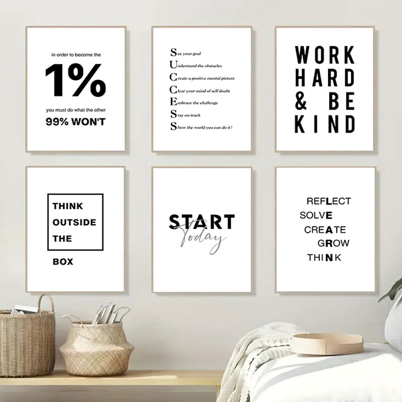 1 pièce - Affiche sur toile av - Home Office Room Inspiration avis et prix