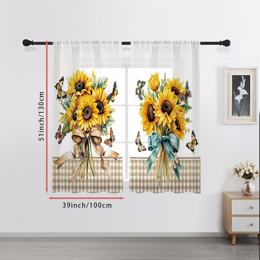 Lot de 2 rideaux transparents  - Home Office Minimalist avis et prix