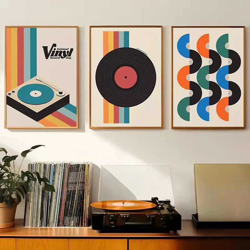 Impression sur toile de disque - Home Office Minimalist avis et prix