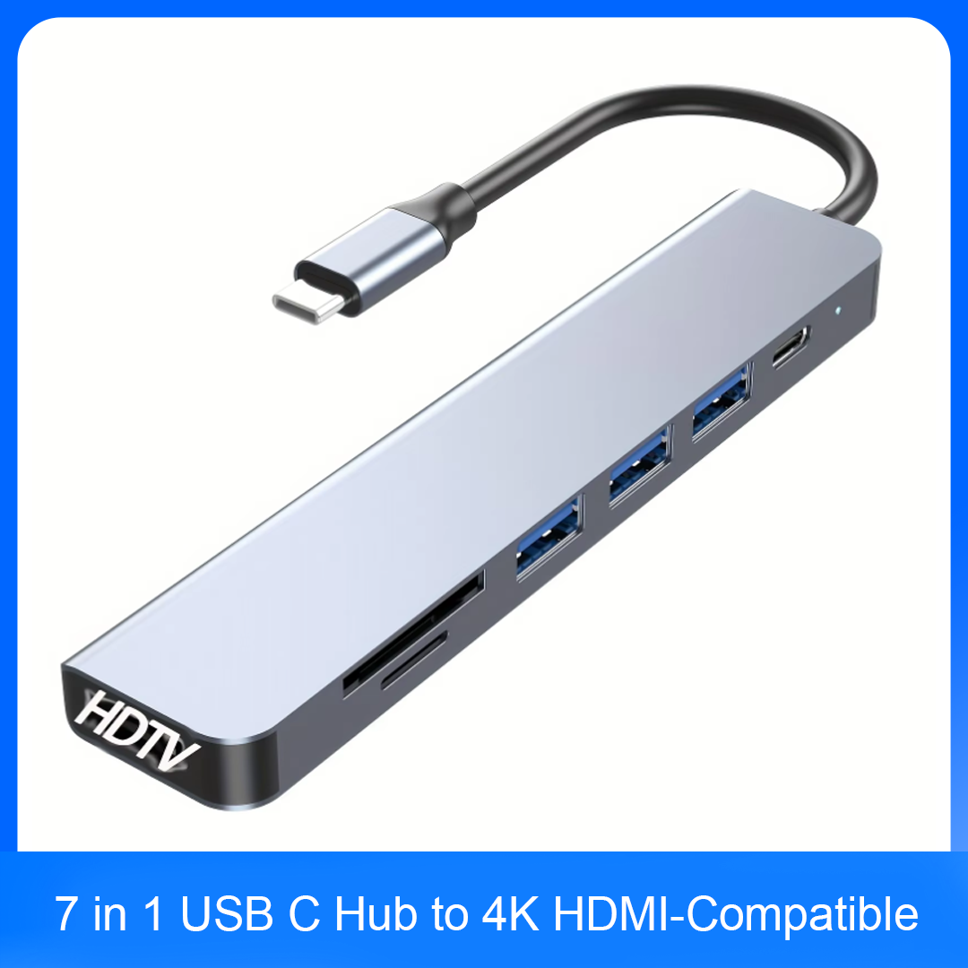 Hub USB C 7 en 1 vers HDMI 4K  - Home Office For Mac avis et prix