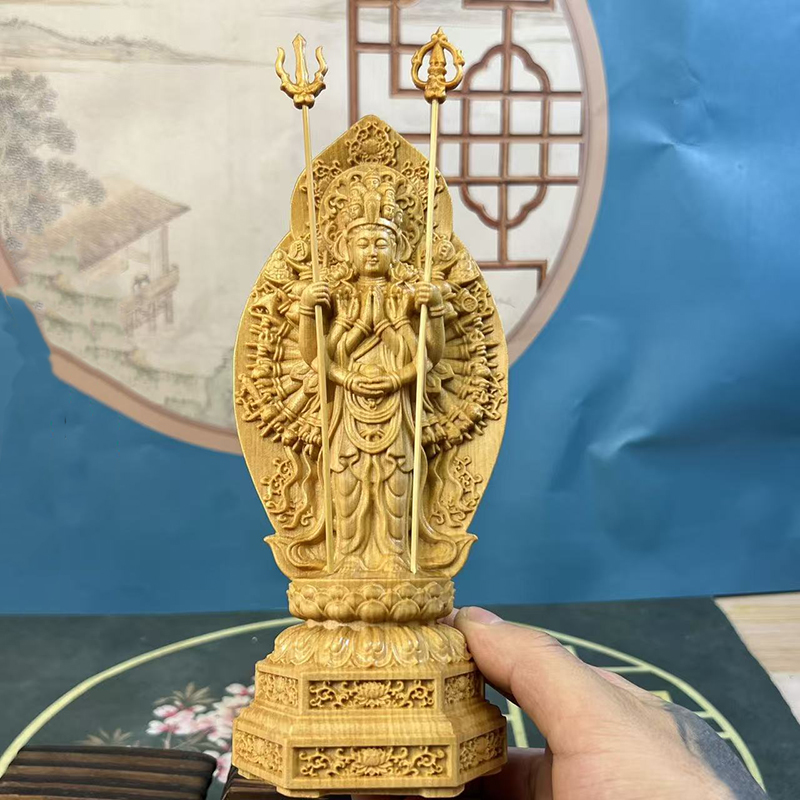 Sculptures en bois représentan - Home Office Feng Shui avis et prix