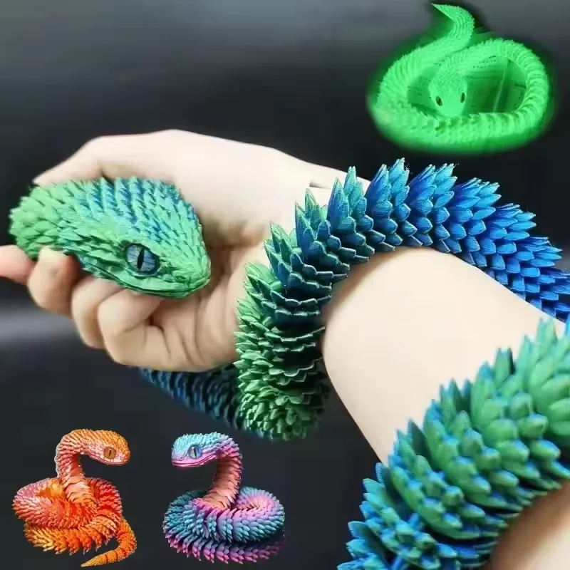 Serpent imprimé en 3D, jouet à - Home Office Simulator avis et prix