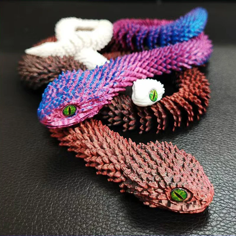 Serpent imprimé en 3D, jouet à - Home Office Simulator avis et prix