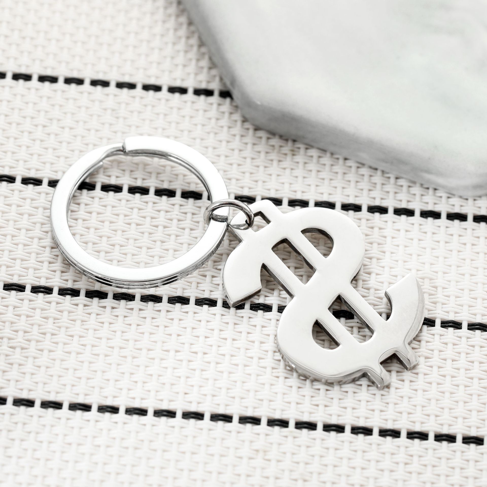 Porte-clés en acier inoxydable - Home Office Logo avis et prix