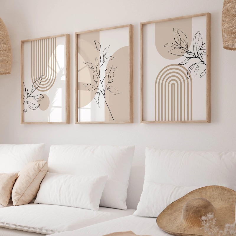 Affiches murales neutres pour  - Home Office Minimalist avis et prix