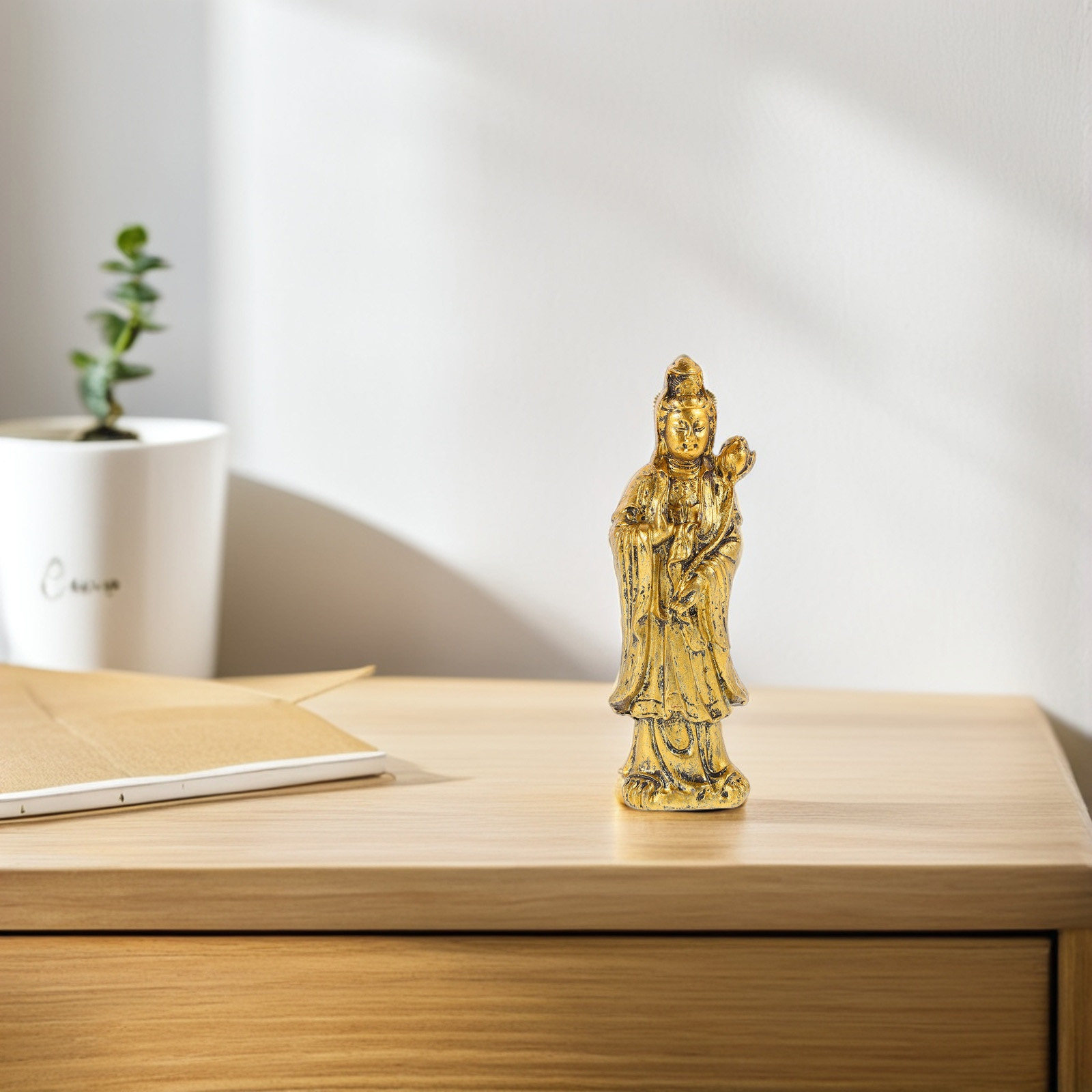 Statue de Bouddha Yin Vintage  - Home Office Feng Shui avis et prix