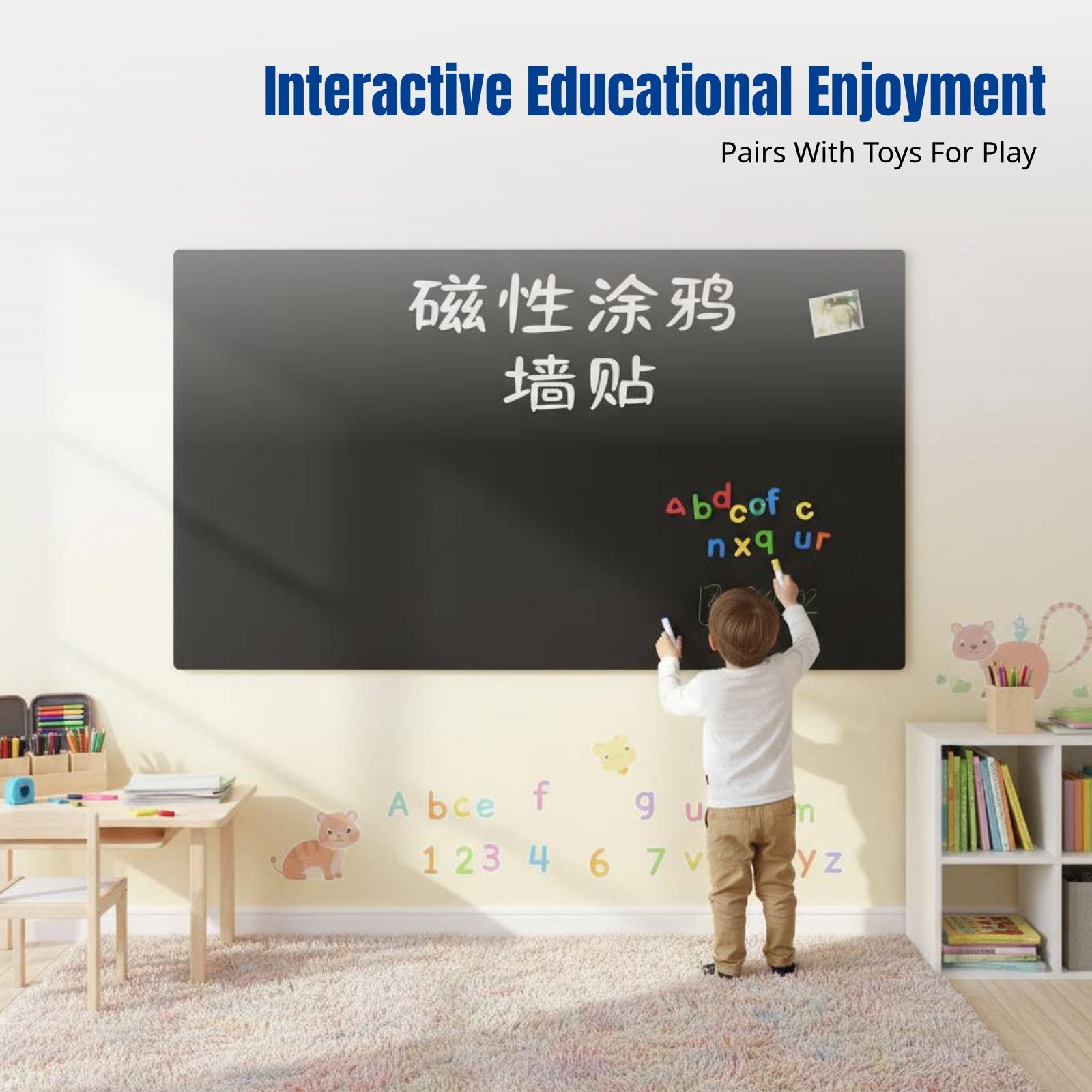Autocollant mural tableau blan - Whiteboard Magnetic avis et prix