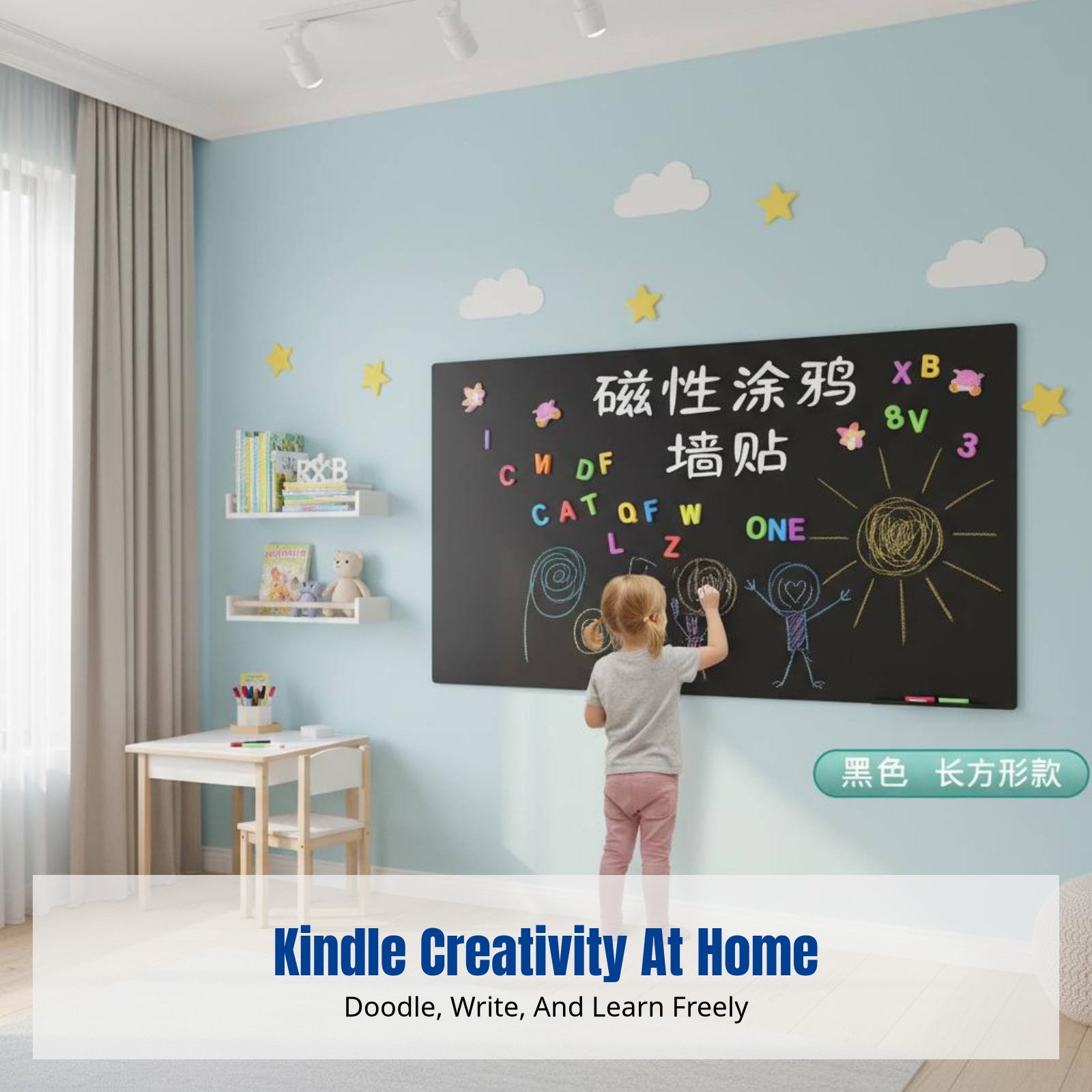 Autocollant mural tableau blan - Whiteboard Magnetic avis et prix